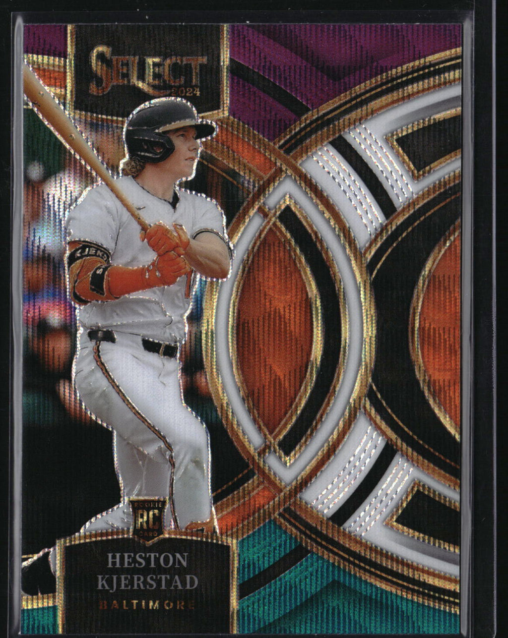 2024 Panini Select #96 Heston Kjerstad Tri-Color Prizm