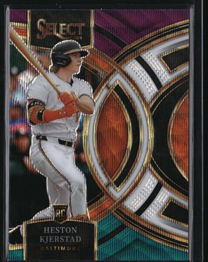 2024 Panini Select #96 Heston Kjerstad Tri-Color Prizm