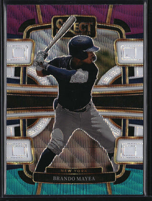 2024 Panini Select #64 Brando Mayea Tri-Color Prizm