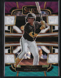 2024 Panini Select #76 Ethan Salas Tri-Color Prizm