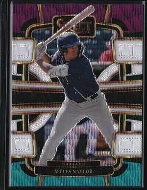 2024 Panini Select #41 Myles Naylor Tri-Color Prizm