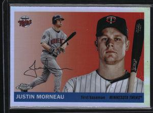 2025 Topps Chrome Platinum #375 Justin Morneau Refractor