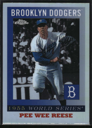 2025 Topps Chrome Platinum #55WS-2 Pee Wee Reese 1955 World Series