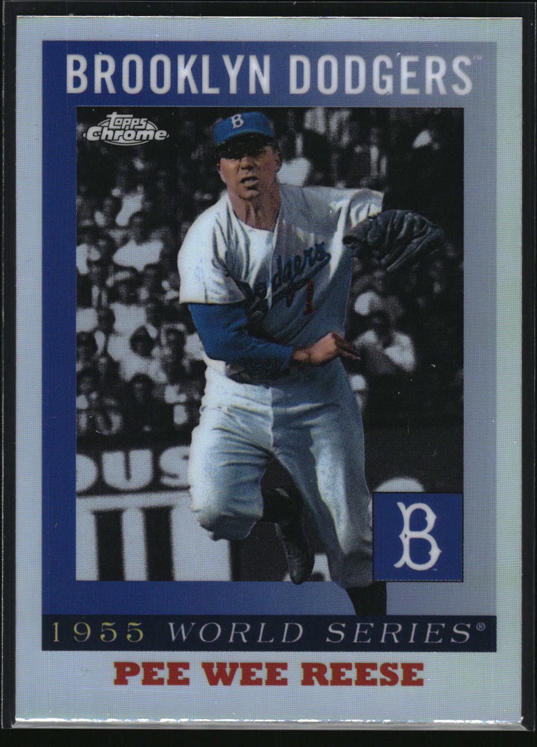 2025 Topps Chrome Platinum #55WS-2 Pee Wee Reese 1955 World Series