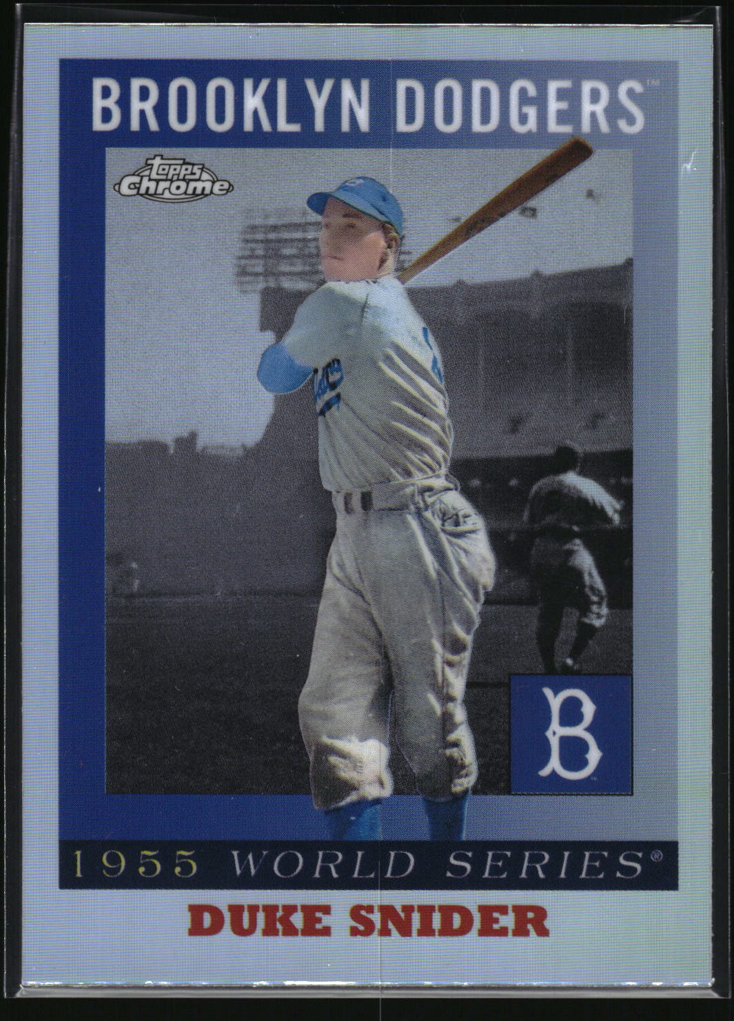 2025 Topps Chrome Platinum #55WS-4 Duke Snider 1955 World Series