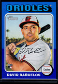 2024 Topps Heritage #715 David Bañuelos Dark Blue Border