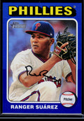 2024 Topps Heritage #685 Ranger Suárez Dark Blue Border
