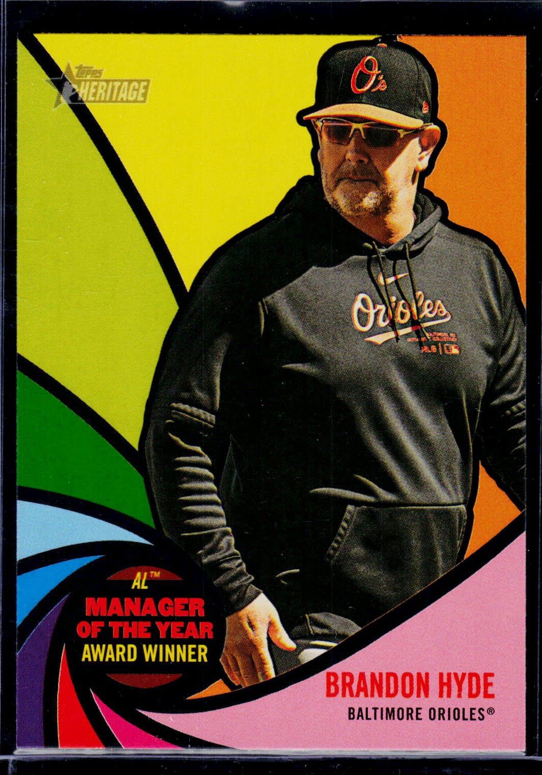 2024 Topps Heritage #AW-7 Brandon Hyde Award Winners