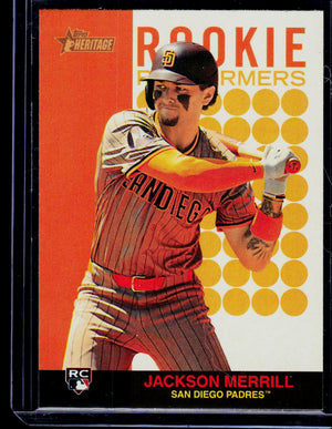 2024 Topps Heritage #RP-7 Jackson Merrill Rookie Performers
