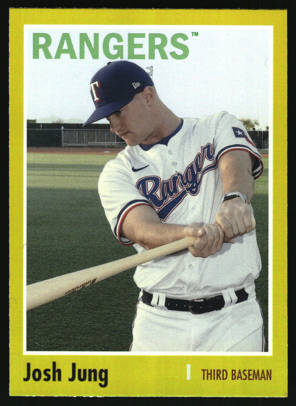 2024 Topps Archives #107 Josh Jung Yellow Foilboard