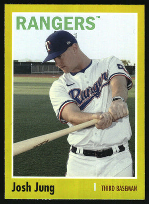 2024 Topps Archives #107 Josh Jung Yellow Foilboard