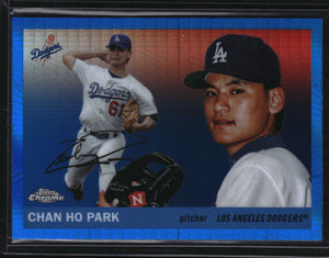 2025 Topps Chrome Platinum #232 Chan Ho Park Blue Prism Refractor