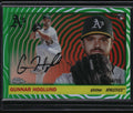 2025 Topps Chrome Platinum #385 Gunnar Hoglund Green Vibrations Refractor #/99