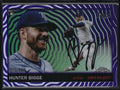 2025 Topps Chrome Platinum #296 Hunter Bigge Vibrations Refractor #/250