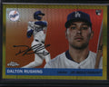 2025 Topps Chrome Platinum #295 Dalton Rushing Gold Prism Refractor