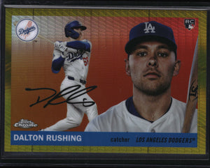 2025 Topps Chrome Platinum #295 Dalton Rushing Gold Prism Refractor