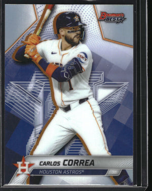 2025 Bowman's Best #50 Carlos Correa Refractor