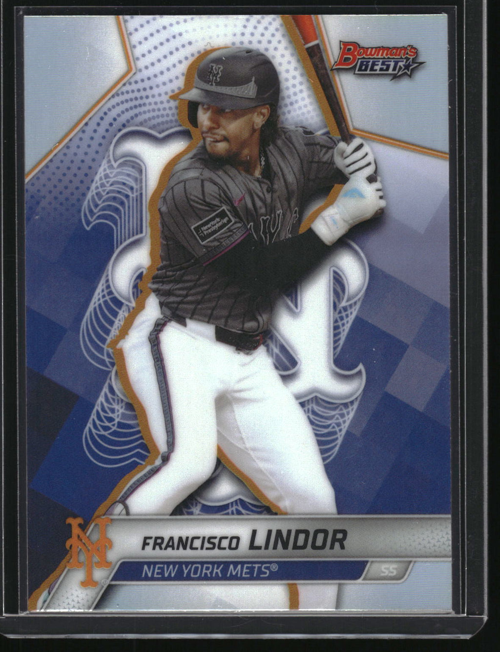 2025 Bowman's Best #58 Francisco Lindor Refractor