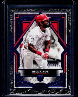 2025 Topps Tier One #80 Rece Hinds Blue Foil #/125