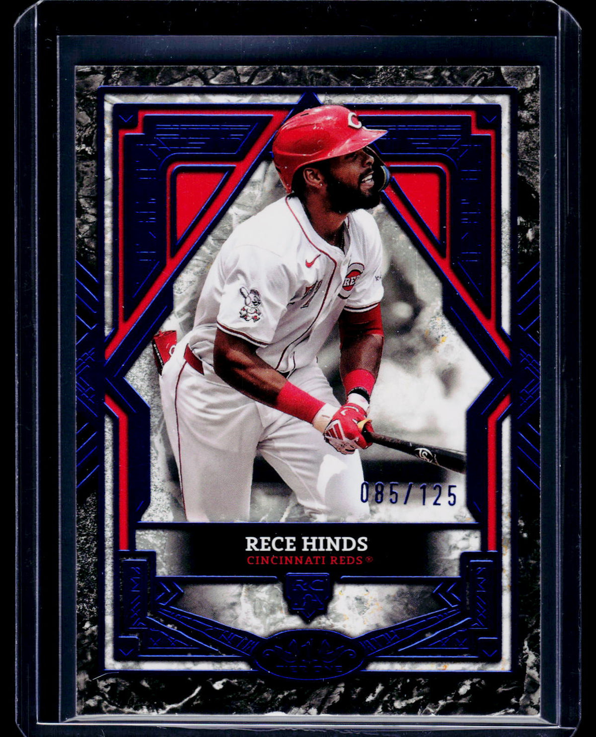 2025 Topps Tier One #80 Rece Hinds Blue Foil #/125