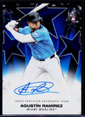 2025 Topps Update #BSAU-ARA Agustín Ramírez Baseball Stars Auto Blue #/150