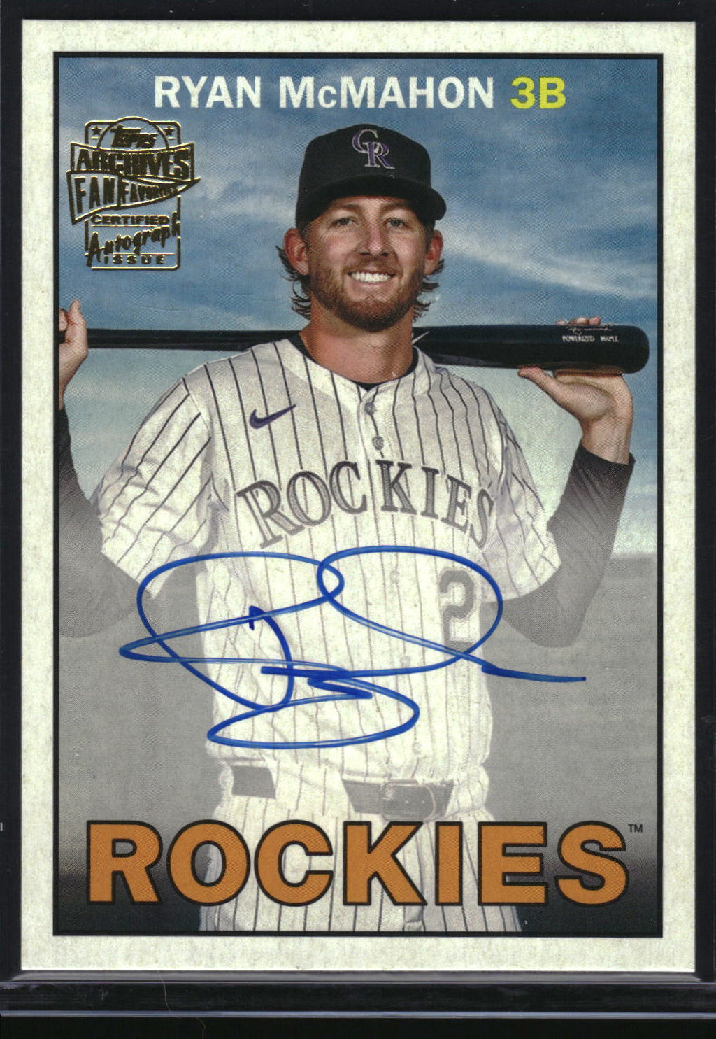 2025 Topps Archives #67FFA-RM Ryan McMahon 1967 Topps Fan Favorites Autographs