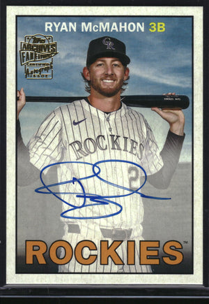2025 Topps Archives #67FFA-RM Ryan McMahon 1967 Topps Fan Favorites Autographs