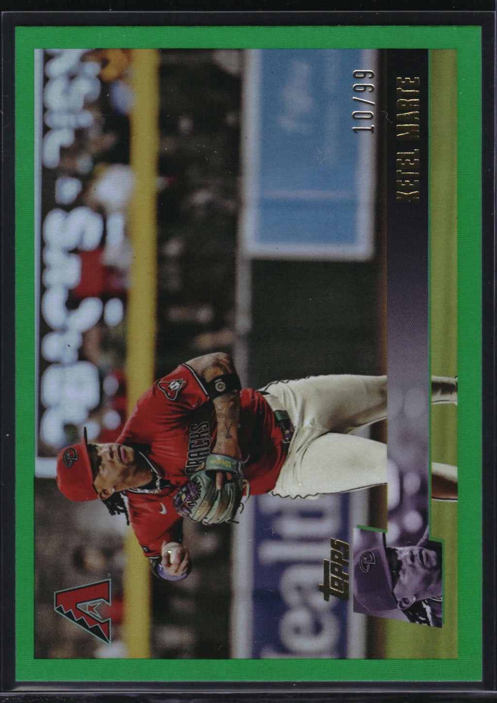 2025 Topps Archives #127 Ketel Marte Green Foilboard #/99