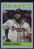 2025 Topps Archives #36 Marcell Ozuna Rainbow Foilboard #/149