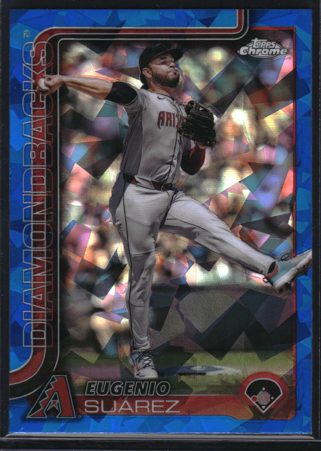 2025 Topps Chrome Sapphire Edition #48 Eugenio Suárez