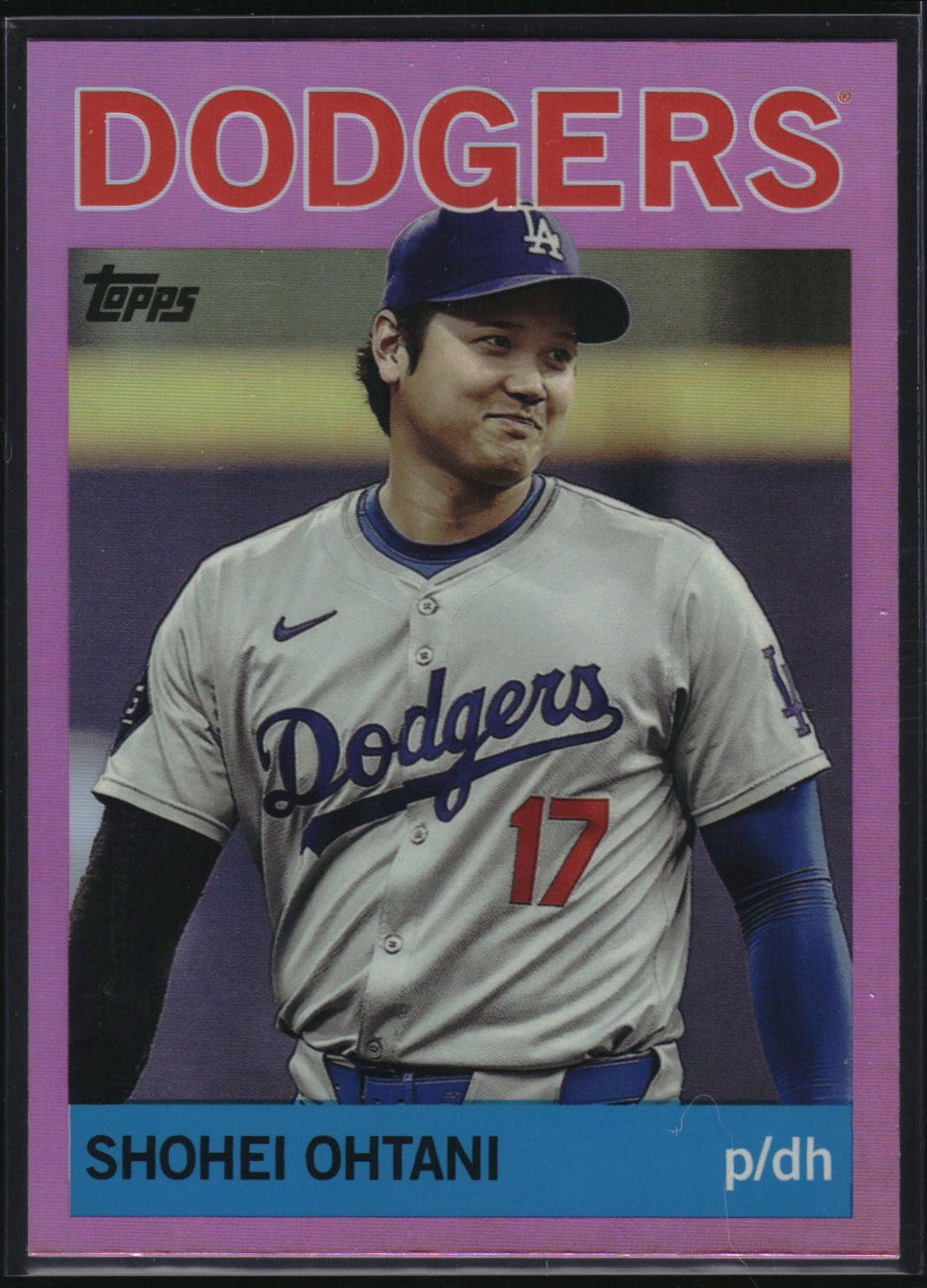 2025 Topps Archives #17 Shohei Ohtani Pink Foilboard