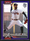 2026 Topps #570 Rolddy Muñoz Purple Rainbow Foil #/250