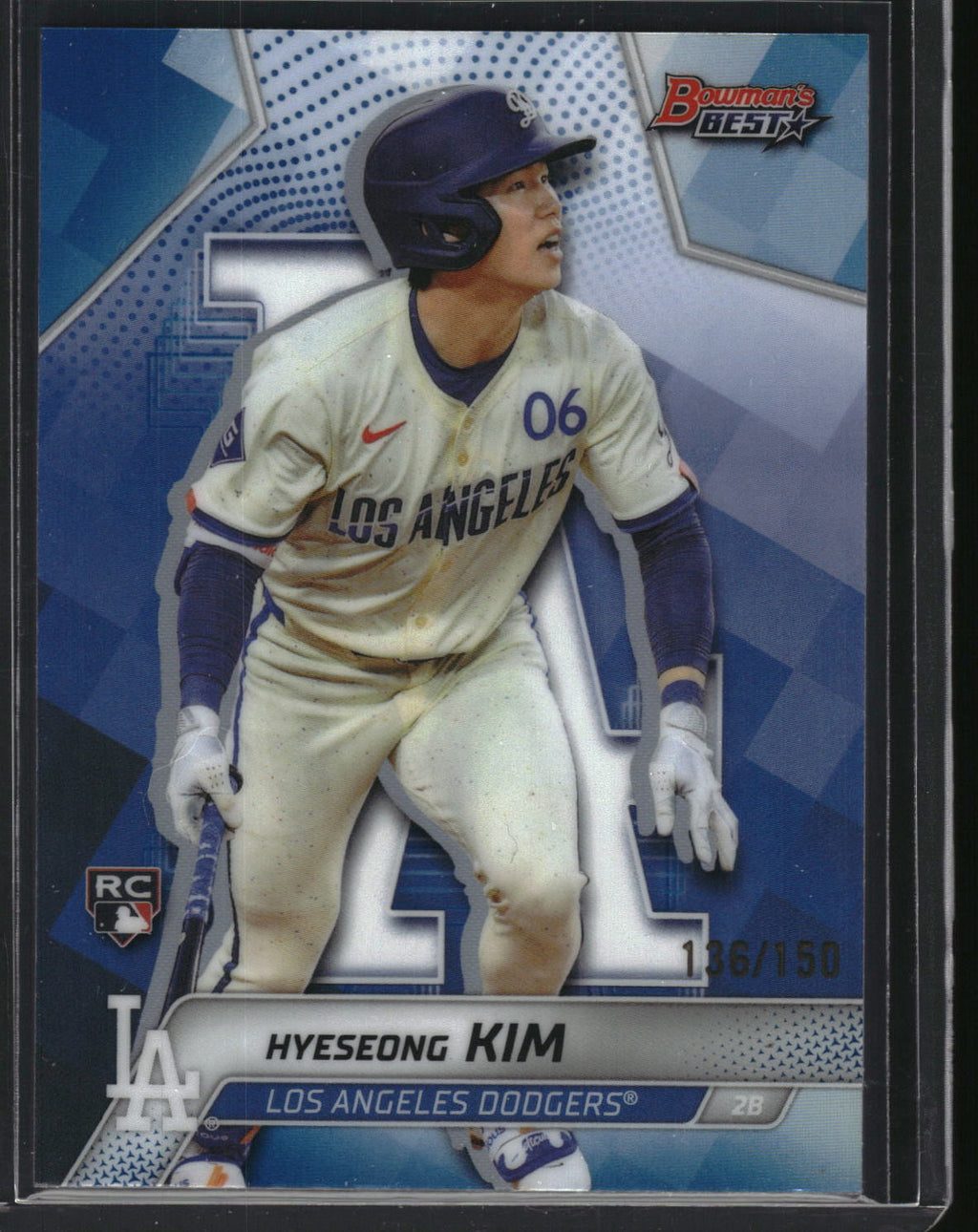 2025 Bowman's Best #45 Hyeseong Kim Blue Refractor #/150