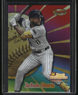 2025 Bowman's Best #BP-5 Jackson Chourio Best Performance