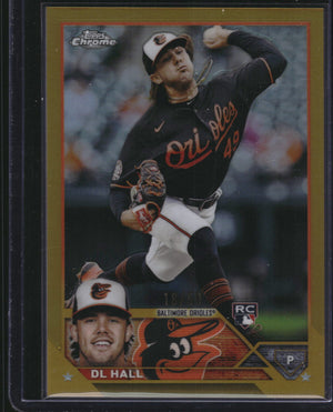 2023 Topps Chrome #10 DL Hall Gold Refractor #/50