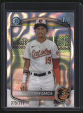 2025 Bowman Chrome BCP-124 Elvin Garcia 1st Lava Refractor /399