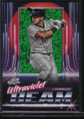 2025 Topps Chrome Cosmic UB-16 Jasson Domínguez Ultraviolet Beam Green Dust /75