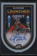 2025 Topps Chrome Cosmic #LIOA-AM Andrew McCutchen Launched into Orbit Auto