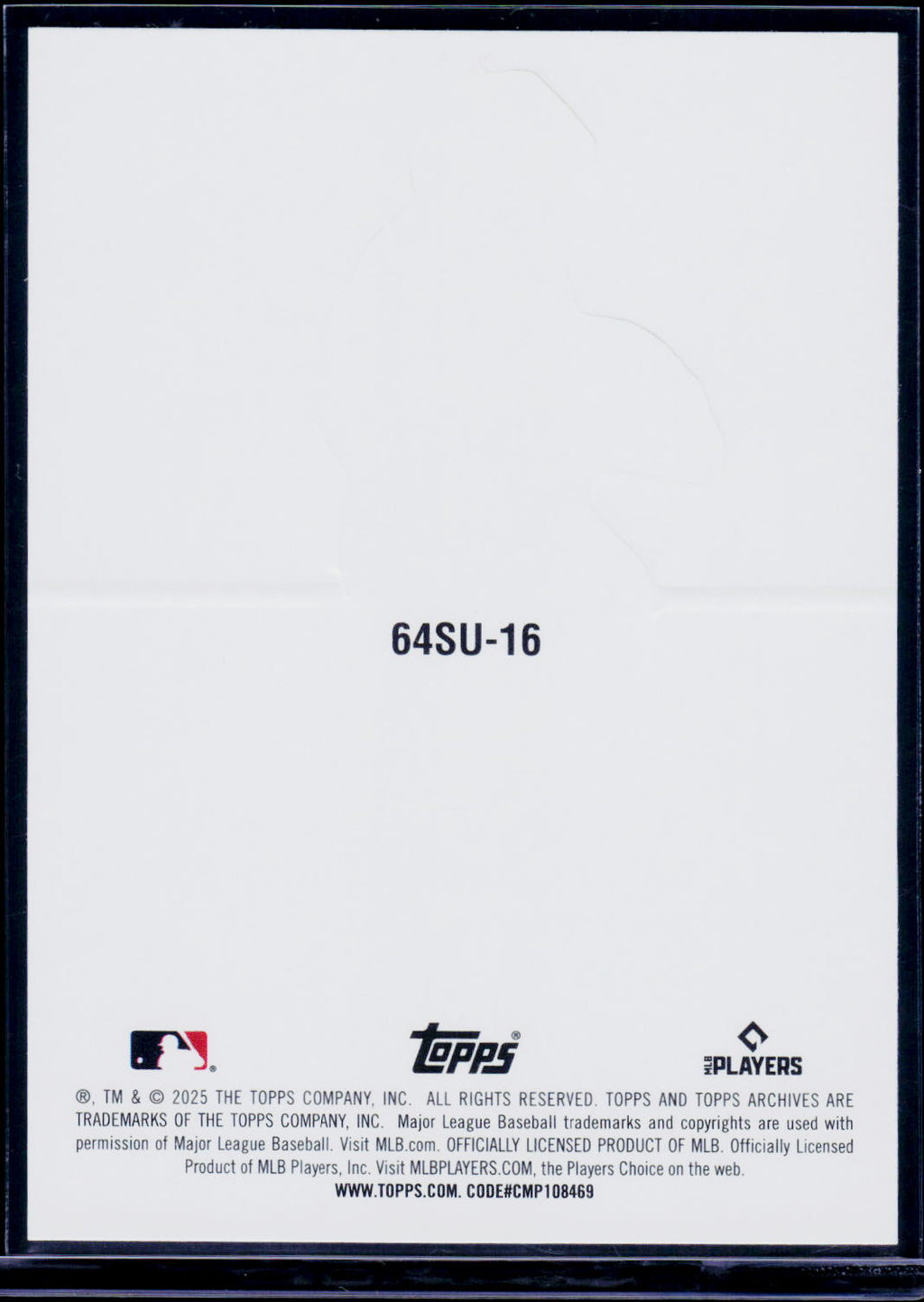 2025 Topps Archives #64SU-16 Cam Smith 1964 Topps Stand-Ups