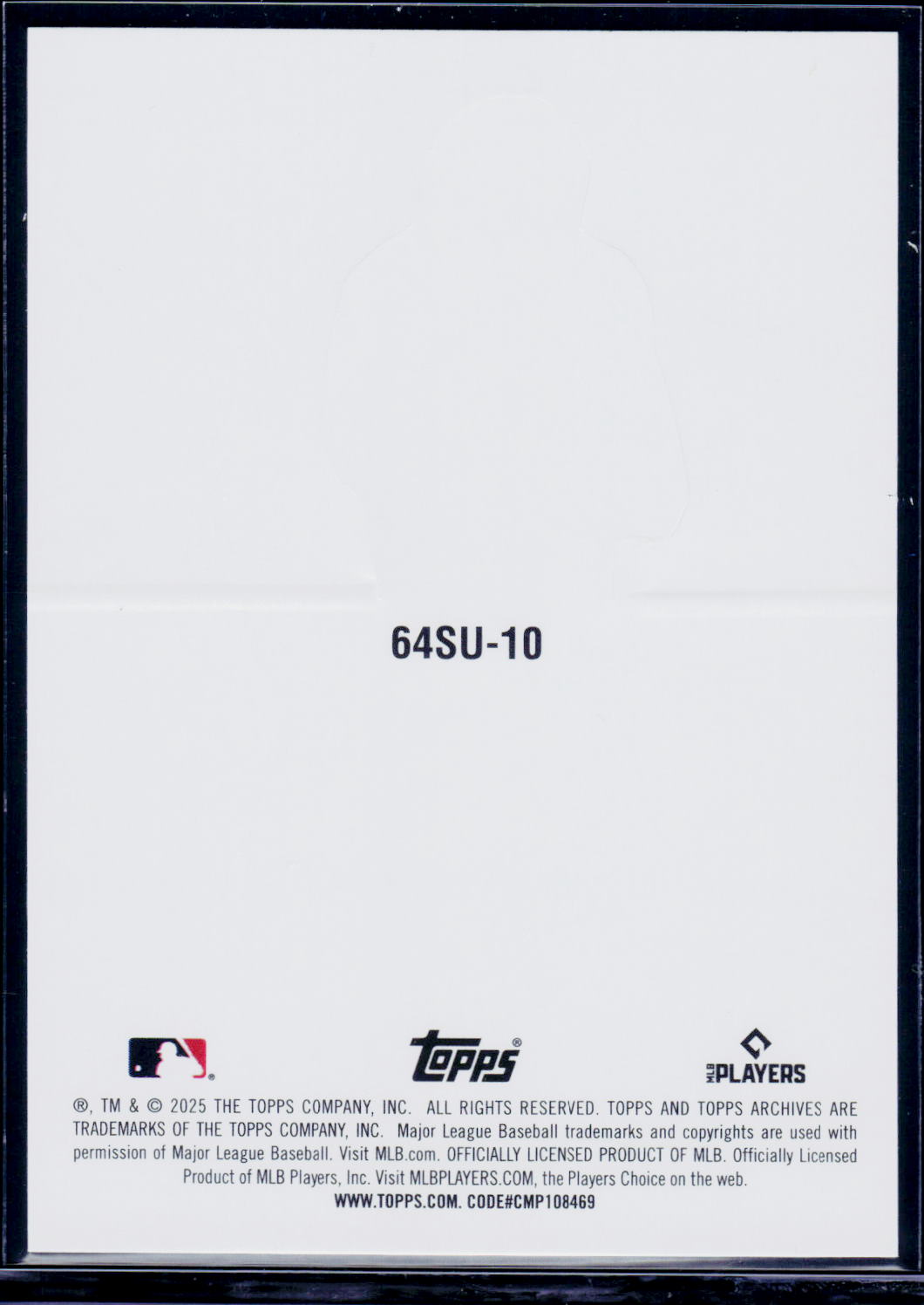 2025 Topps Archives #64SU-10 Bobby Witt Jr. 1964 Topps Stand-Ups