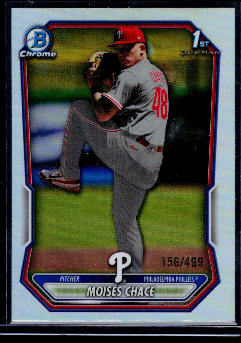 2026 Bowman #BCP-36 Moisés Chace Chrome Prospects Refractor #/499