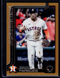 2025 Topps Update #US195 Isaac Paredes Gold #/2025
