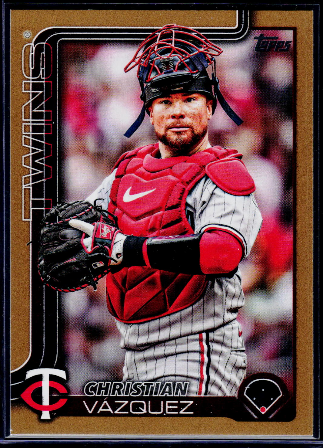 2025 Topps Update #US7 Christian Vázquez Gold #/2025