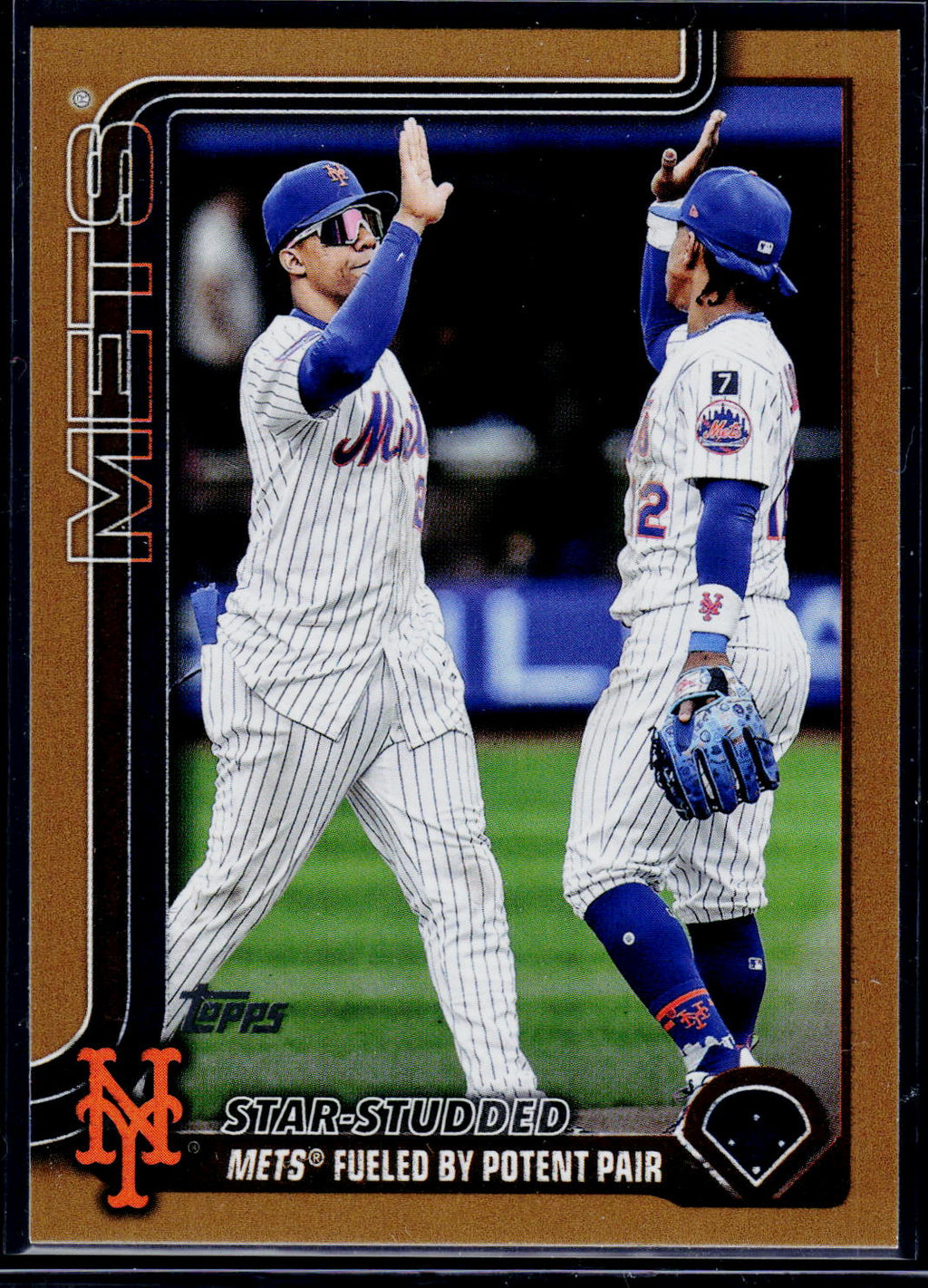 2025 Topps Update #US260 Francisco Lindor / Juan Soto Gold #/2025