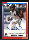 2025 Topps Update #90B2-DBA Darren Baker 1990 Topps 35th Anniversary Autographs