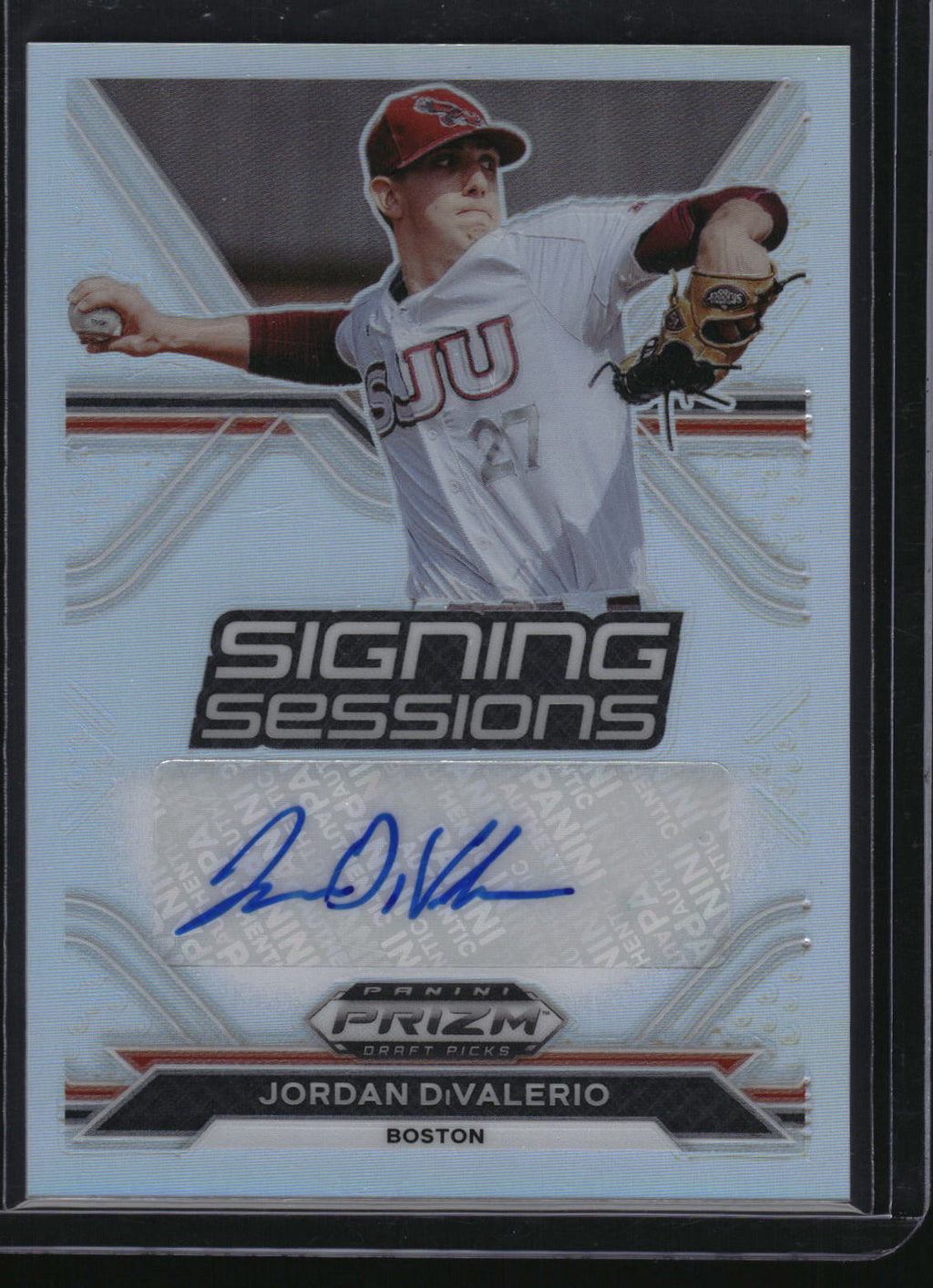 2021 Panini Prizm Draft Picks #SS-JD Jordan DiValerio Signing Sessions