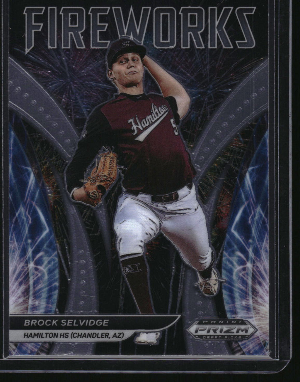 2021 Panini Prizm Draft Picks #F-BS Brock Selvidge Fireworks