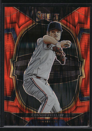 2023 Panini Select #4 Connor Prielipp Orange Flash Prizm