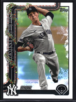 2025 Topps Holiday #H119 Max Fried Holiday Back SP
