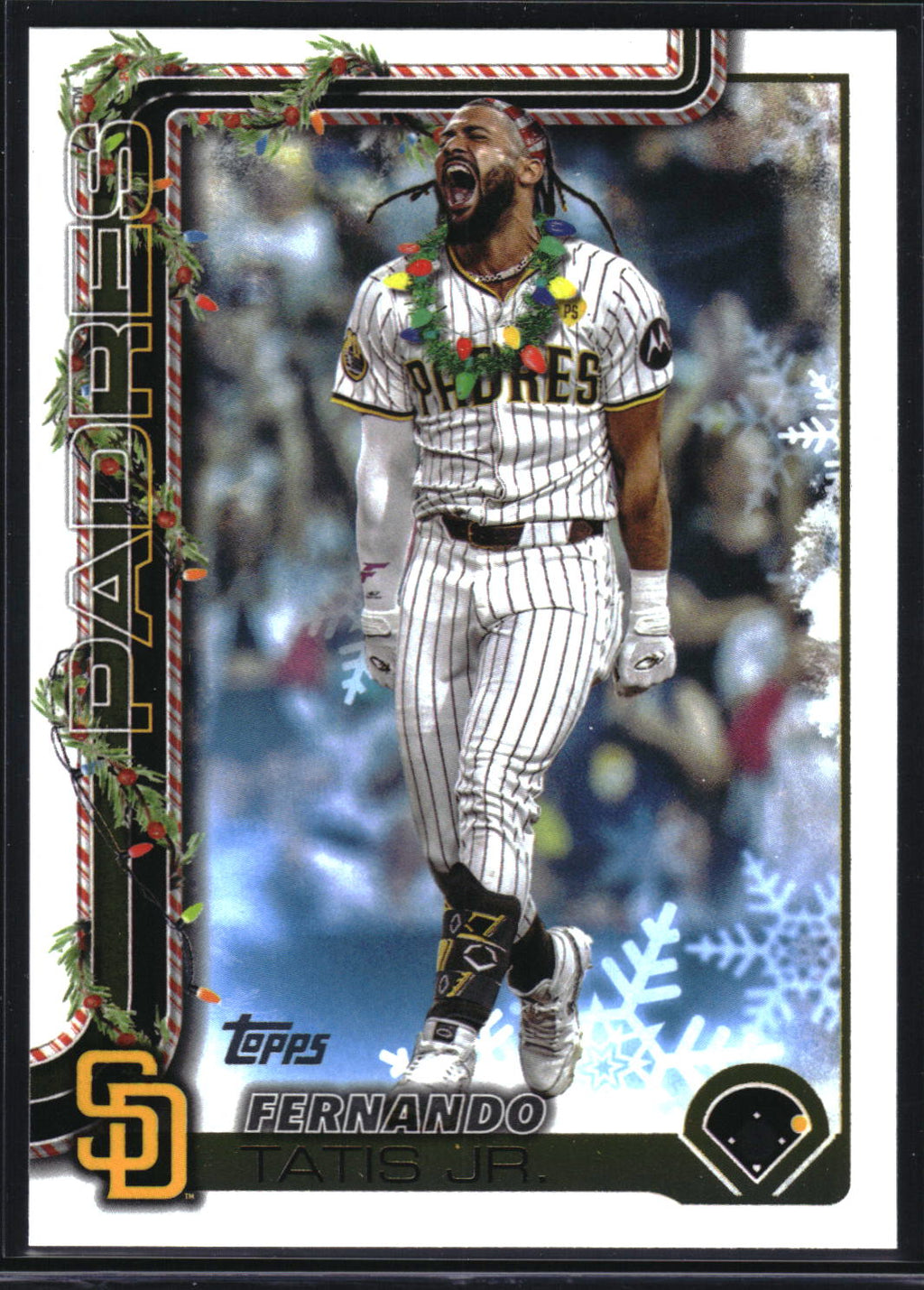 2025 Topps Holiday #H170 Fernando Tatis Jr. Christmas Lights SP